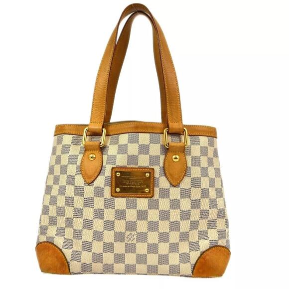 Louis Vuitton Hampstead PM Damier Azur Shoulder Bag MI1078 - Picture 1 of 11